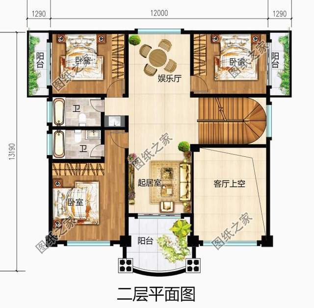 四層獨(dú)棟別墅設(shè)計(jì)圖紙，舒適與奢華，余生都讓他人羨慕吧