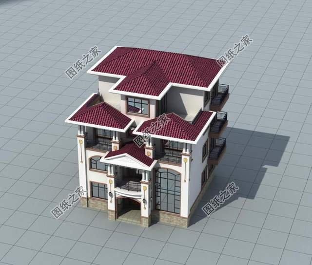 四層獨(dú)棟別墅設(shè)計(jì)圖紙，舒適與奢華，余生都讓他人羨慕吧