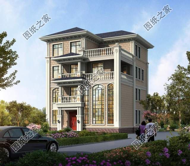 四層獨(dú)棟別墅設(shè)計(jì)圖紙，舒適與奢華，余生都讓他人羨慕吧