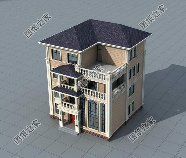 四層獨(dú)棟別墅設(shè)計(jì)圖紙，舒適與奢華，余生都讓他人羨慕吧