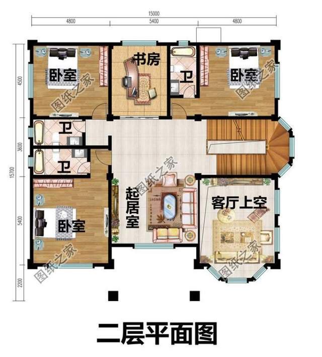 四層獨(dú)棟別墅設(shè)計(jì)圖紙，舒適與奢華，余生都讓他人羨慕吧