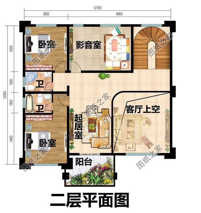 三層小別墅設(shè)計(jì)圖，造型豪華，舒適的生活體驗(yàn)