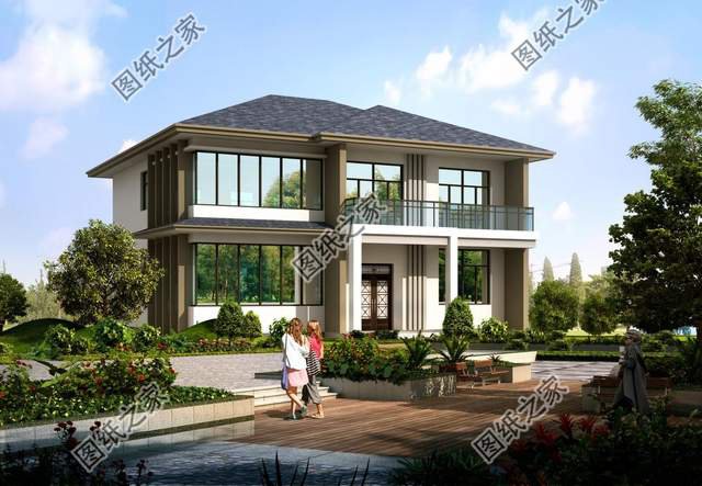 新農(nóng)村二層別墅，超現(xiàn)代的外觀，別出心裁的設(shè)計