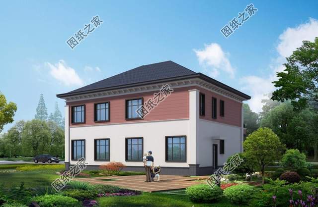 新中式二層自建房設(shè)計(jì)圖，尋一處佳園，過(guò)上全村人都羨慕的生活