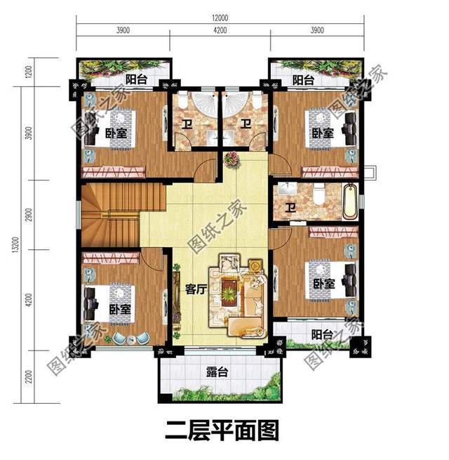 別墅二層設(shè)計(jì)圖紙，鄉(xiāng)下建一座老洋房，值得您留戀一輩子