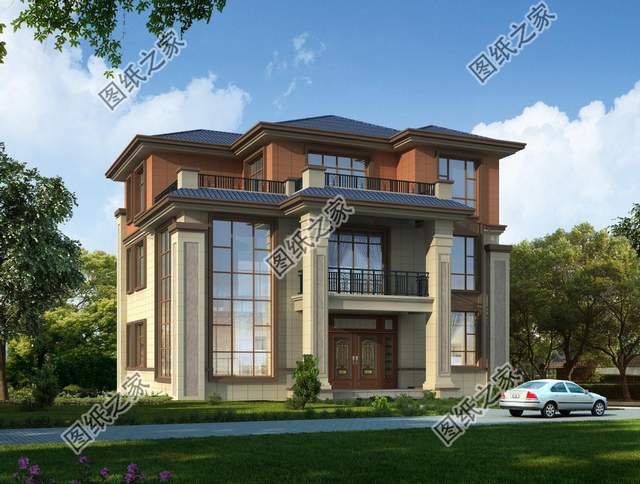 新中式三層圖紙，彰顯主人品位，出門也有面子