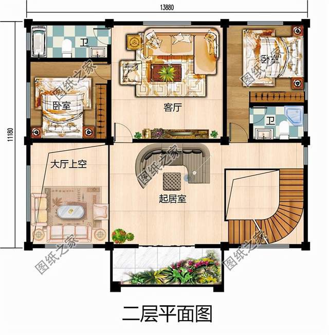 新中式三層圖紙，彰顯主人品位，出門也有面子