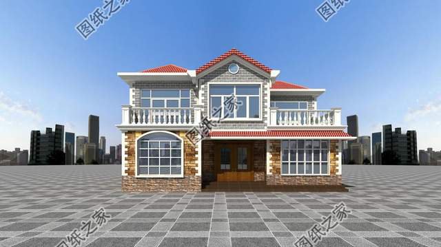 農(nóng)村雙層別墅設計圖，新農(nóng)村新面貌，好看的別墅來助陣