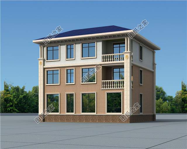 鄉(xiāng)間三層自建房設(shè)計(jì)，外型典雅氣派突顯貴族氣息