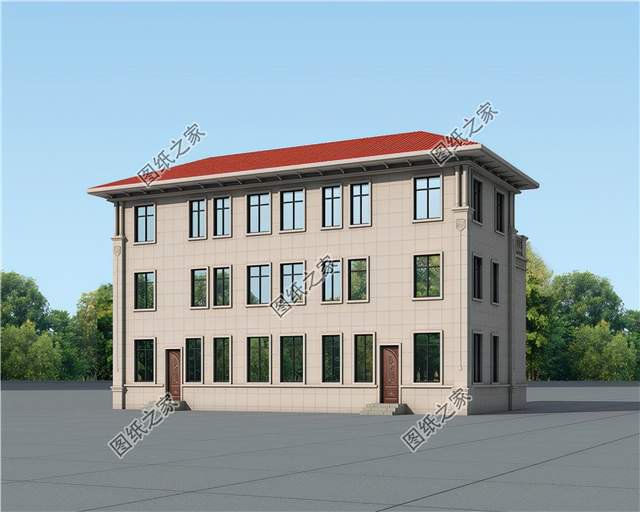 雙拼兄弟別墅設計圖，家里兩兄弟感情好，蓋雙拼最合適