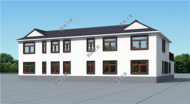 中式合院設(shè)計，高低有序，層次分明享受鄉(xiāng)村純樸生活