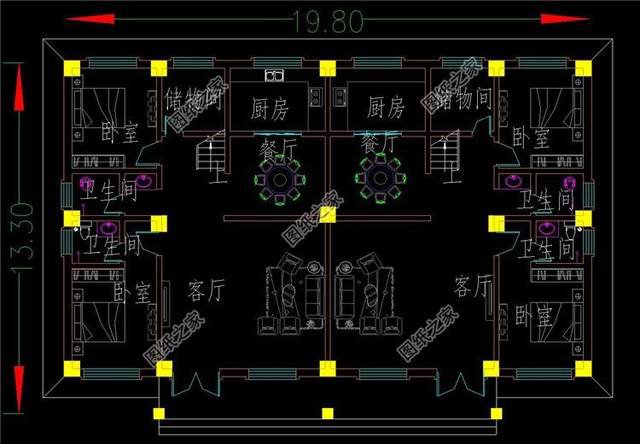 農(nóng)村兄弟雙拼別墅，超美膩的新中式風(fēng)格，大氣靚麗