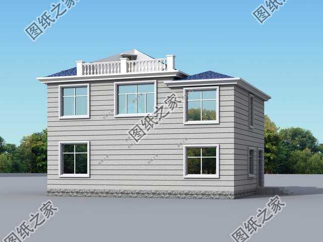 歐式雙層別墅設(shè)計(jì)圖，大氣又內(nèi)斂，量身定制的好房型