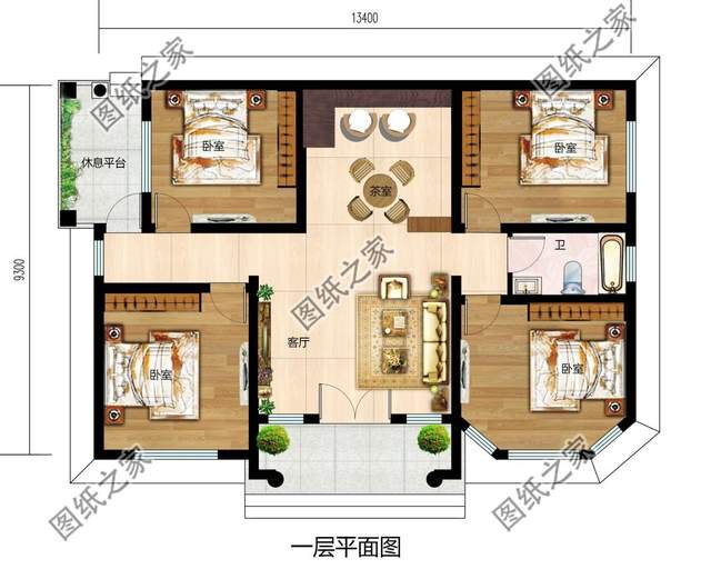 鄉(xiāng)村一層養(yǎng)老房，麻雀雖小五臟俱全