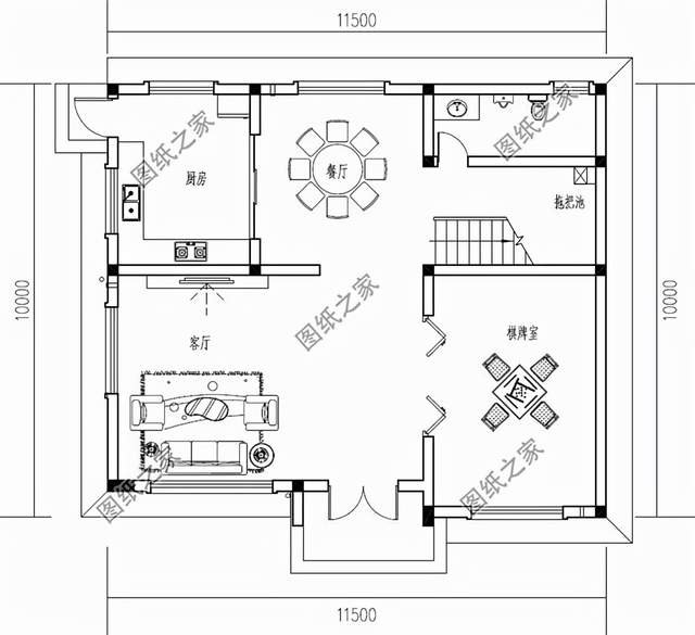 新中式三層自建房圖紙，不過時的設計，在老家建一棟揚名百年