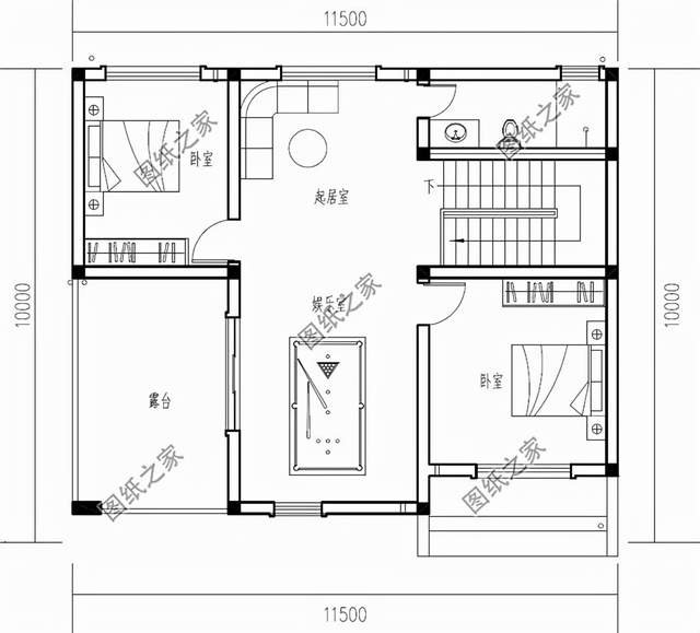 新中式三層自建房圖紙，不過時的設計，在老家建一棟揚名百年