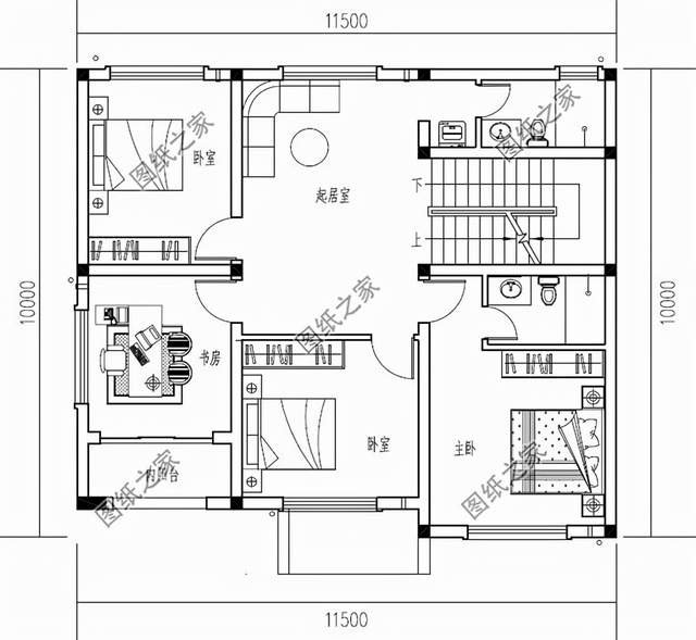 新中式三層自建房圖紙，不過時的設計，在老家建一棟揚名百年