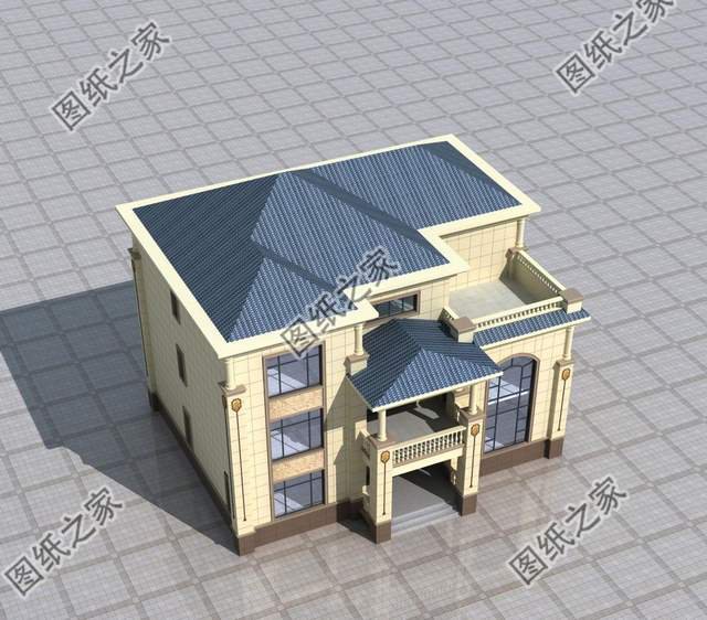 歐式豪華別墅設(shè)計圖，尊貴典雅，無限享受