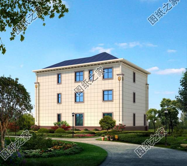 歐式豪華別墅設(shè)計圖，尊貴典雅，無限享受