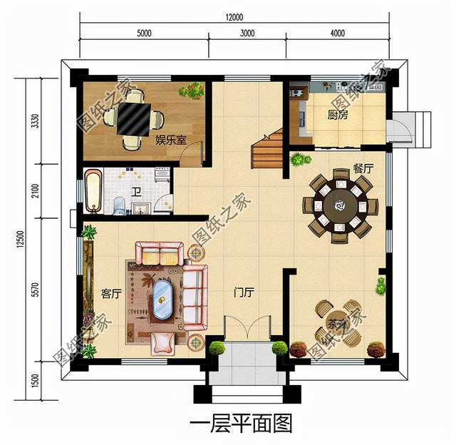 歐式豪華別墅設(shè)計圖，尊貴典雅，無限享受