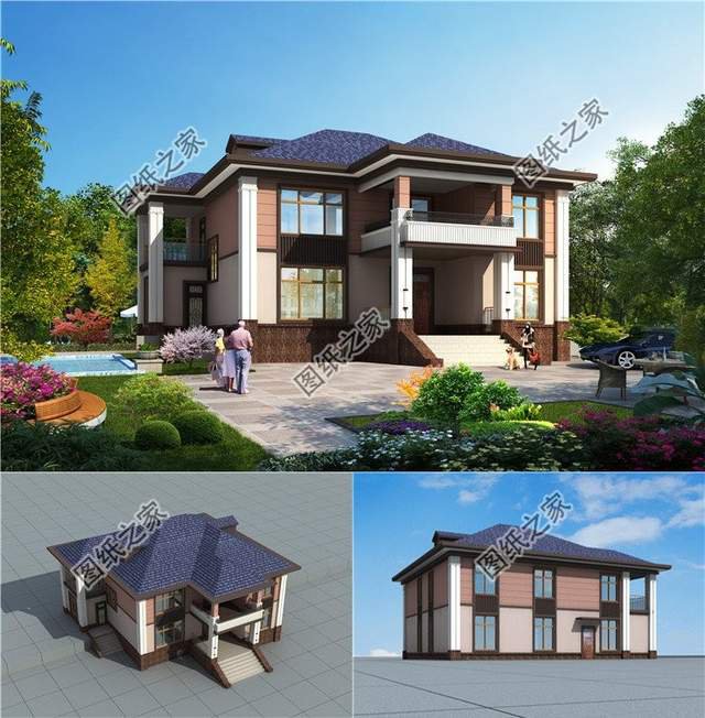 新中式別墅設(shè)計(jì)圖，給傳統(tǒng)家居文化引入了一種新的氣場(chǎng)