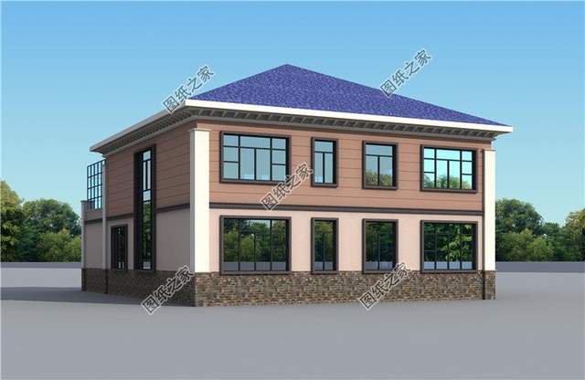 鄉(xiāng)村自建房車庫設(shè)計(jì)，簡潔美觀，給人以親切感