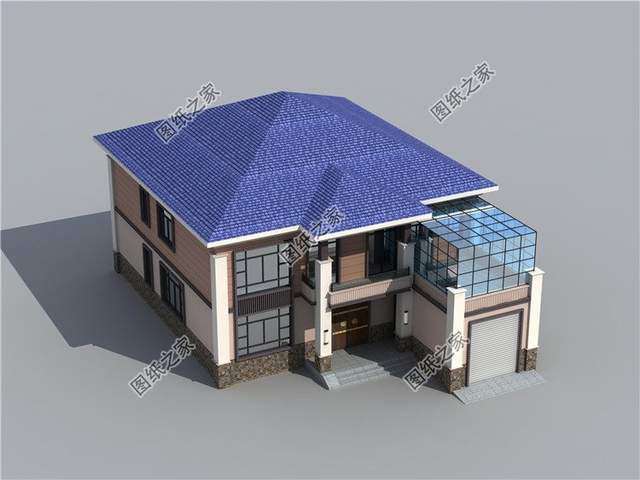 鄉(xiāng)村自建房車庫設(shè)計(jì)，簡潔美觀，給人以親切感