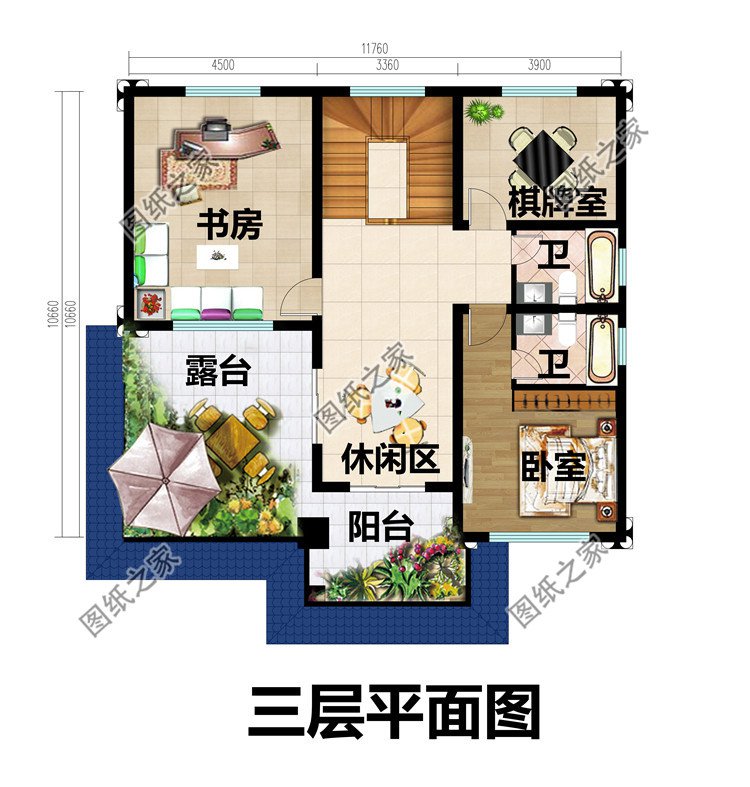 三層豪華小別墅設(shè)計(jì)方案
