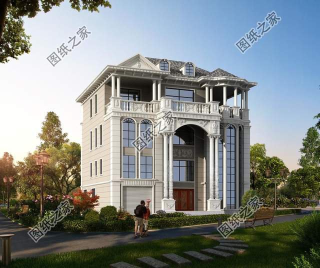 高端四層別墅設(shè)計(jì)圖，給你一個(gè)五星級(jí)的家