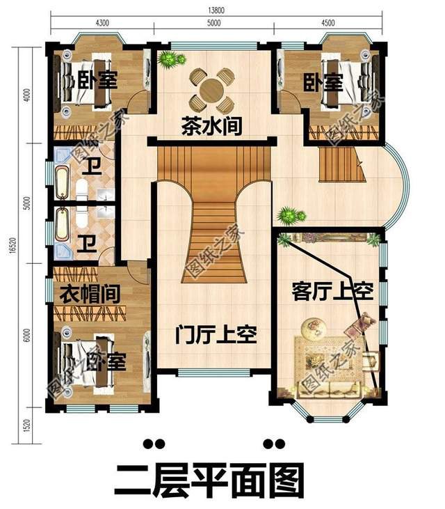 高端四層別墅設(shè)計(jì)圖，給你一個(gè)五星級(jí)的家