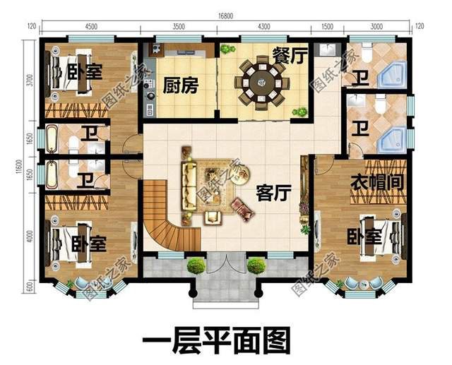 對稱性歐式二層別墅，這房子可真有氣勢，簡直是個小宮殿