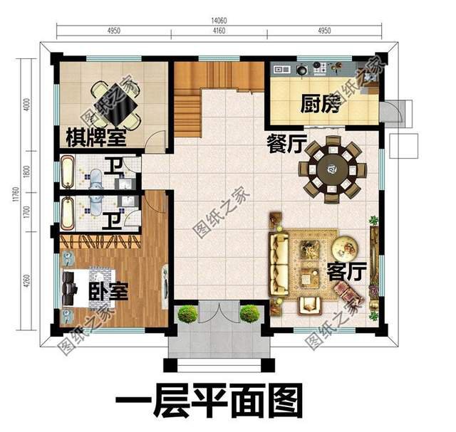 鄉(xiāng)村別墅設計圖，超豪華的三層別墅，讓家人的生活越來越舒適