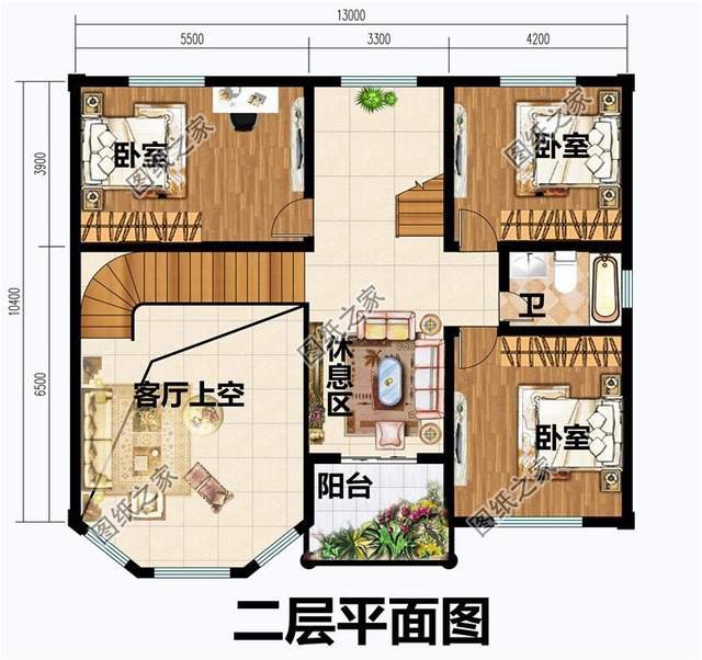 鄉(xiāng)村別墅設計圖，超豪華的三層別墅，讓家人的生活越來越舒適