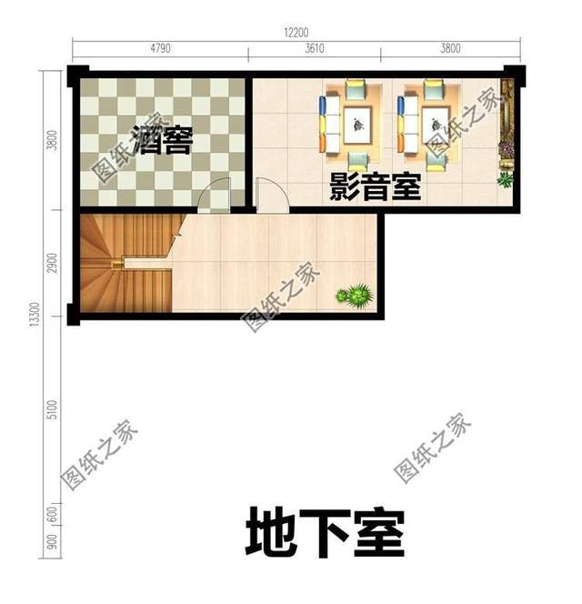 別墅帶地下室設(shè)計(jì)圖，鄉(xiāng)下建房不比城市差，回鄉(xiāng)建房選它