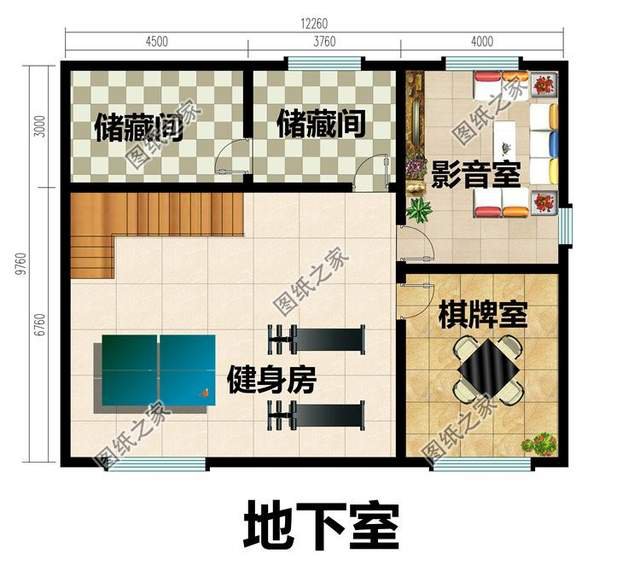 別墅帶地下室設(shè)計(jì)圖，鄉(xiāng)下建房不比城市差，回鄉(xiāng)建房選它