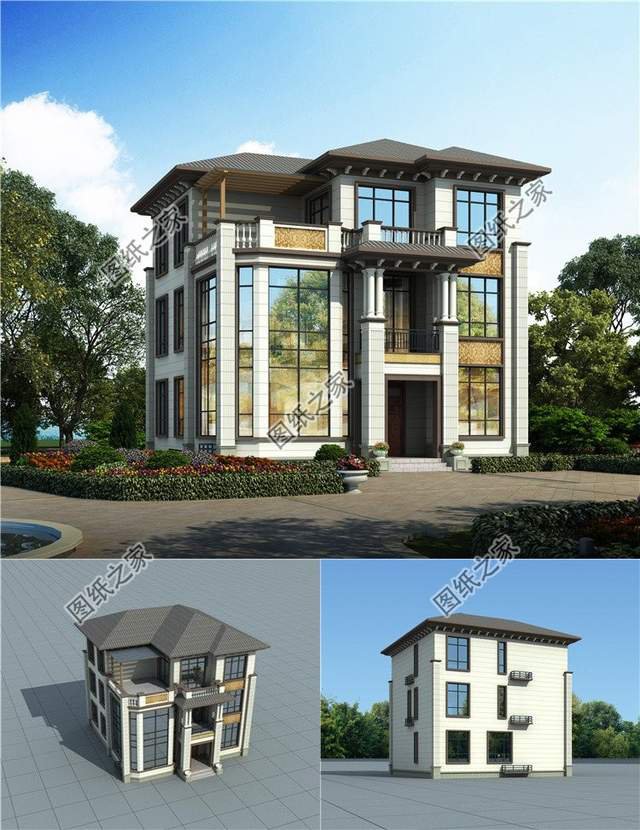 別墅帶地下室設(shè)計(jì)圖，鄉(xiāng)下建房不比城市差，回鄉(xiāng)建房選它