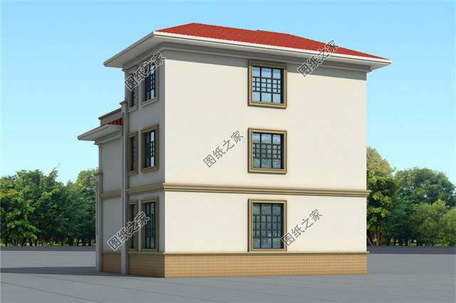 現(xiàn)代化簡潔的住宅設計圖，新時代自建房，舒適的生活體驗