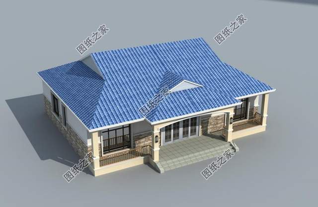 大戶型一層自建房，回老家給父母蓋的養(yǎng)老房，蓋哪套都不虧