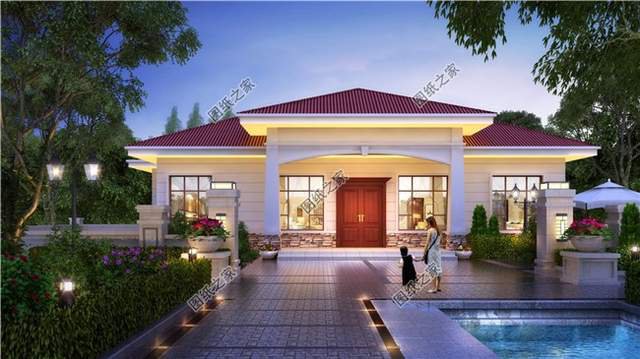 大戶型一層自建房，回老家給父母蓋的養(yǎng)老房，蓋哪套都不虧