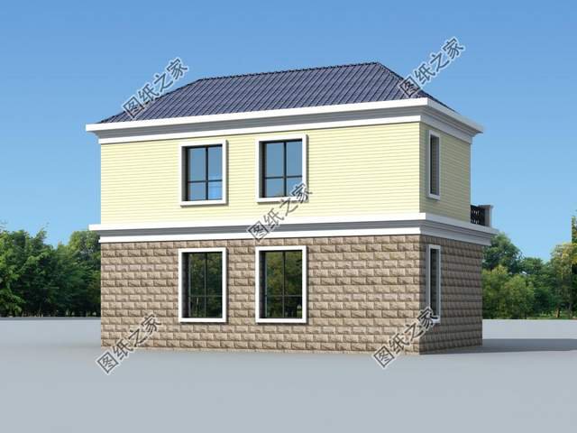 鄉(xiāng)村二層別墅設(shè)計，屋內(nèi)布局合理，造價約15w您不心動？