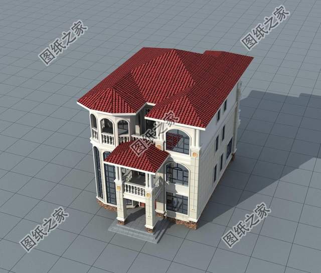 農(nóng)村三層農(nóng)村別墅，非常氣派的別墅，突出主人的品味