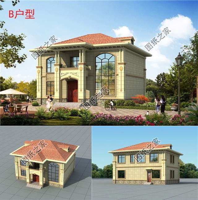 農(nóng)村洋房設(shè)計(jì)圖，選對(duì)好設(shè)計(jì)，二層別墅也能美如畫(huà)