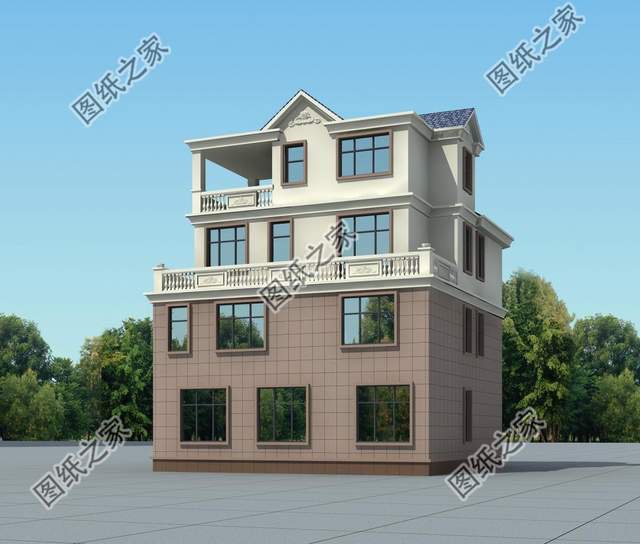 面積120平四層洋房，高層住宅為家人帶來高品質(zhì)的生活品質(zhì)