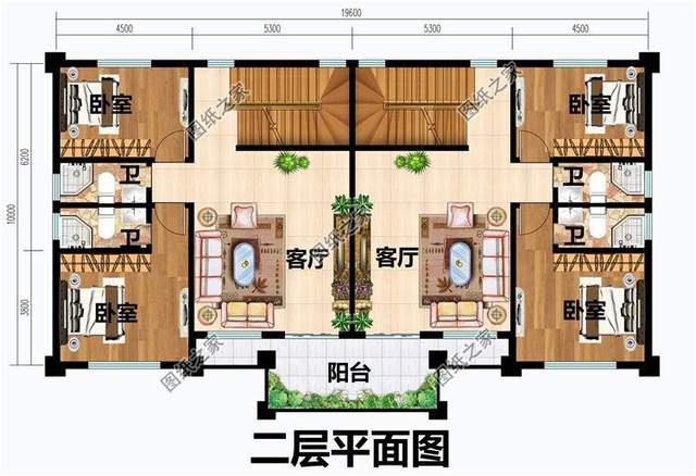 雙拼兄弟自建房設(shè)計(jì)，鄉(xiāng)村歐式別墅，穩(wěn)穩(wěn)地成為人生贏家