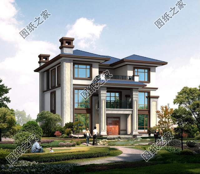 新中式三層別墅，別具一格的韻味，帶來一種文化氣息