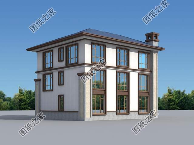 新中式三層別墅，別具一格的韻味，帶來一種文化氣息