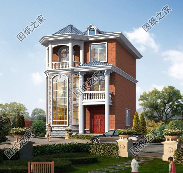 三層小別墅設(shè)計圖，我敢打賭，99%的人見了之后都會愛上它