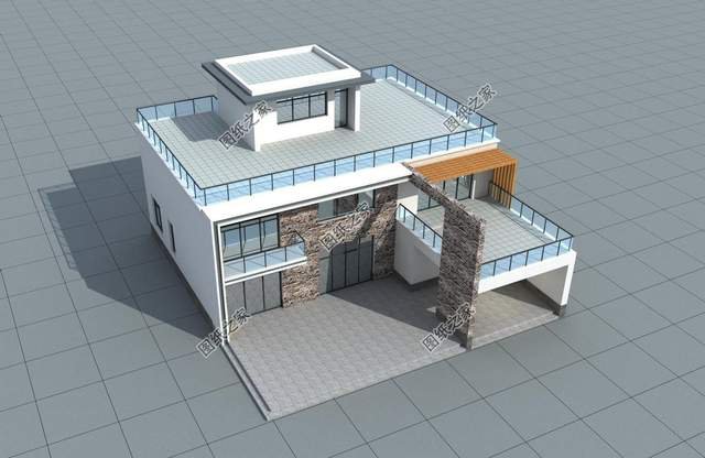 現(xiàn)代化房屋設(shè)計(jì)，外觀造型新穎時(shí)尚，專為年輕人打造