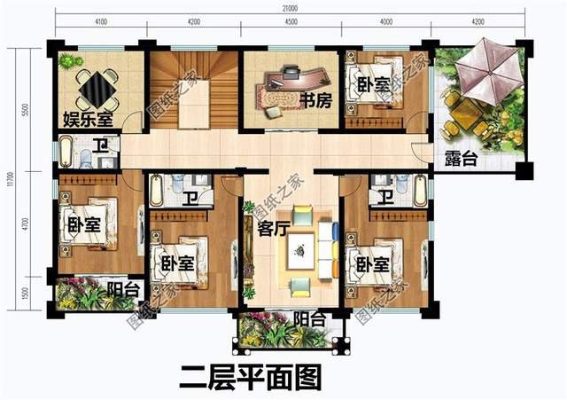 三層樓帶落地窗效果圖，融入現(xiàn)代建筑特征，成為新時(shí)期居住好房