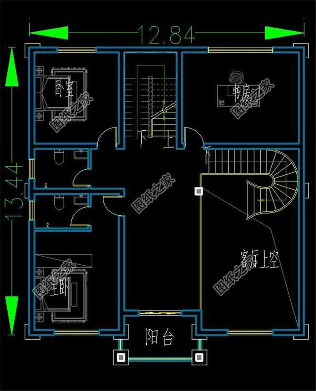 農(nóng)村三層半樓圖紙，外型優(yōu)雅時(shí)尚，建房者們看得津津有味